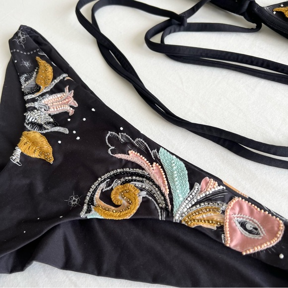 Agua bendita Bikini Set Romy Mare Top and Bottom Size Top-S Bott-M - Picture 7 of 10